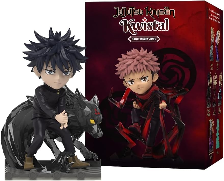 Mighty Jaxx Jujutsu Kaisen Kwistal Fwenz Battle Ready Series | Blind Box Toy Collectible Figurines | One Pack - Contains One Random Figure