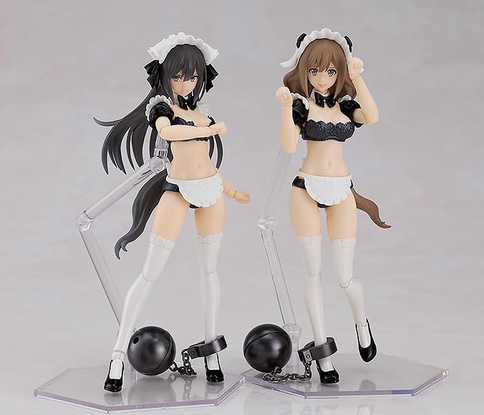 PLAMAX GP 07 Underwear Body Girl Run & Jerry Maid Version Set Non-Scale Assembly Type Plastic Model