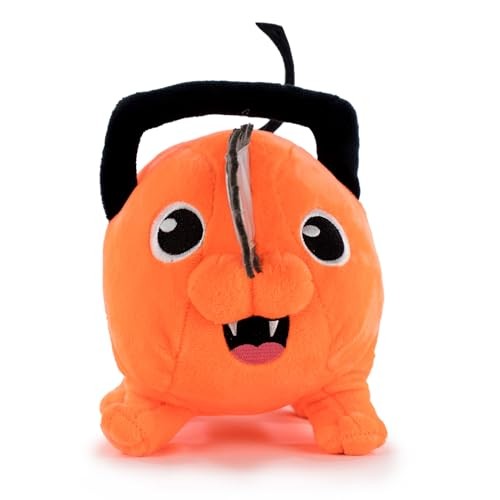 25cm Anime Chainsaw Man Dolls Plush Toy Cartoon Pochita Orange Dog