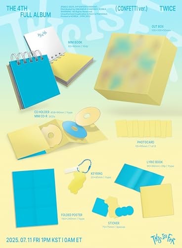 TWICE THIS IS for (CONFETTI Ver.) (CD) Album