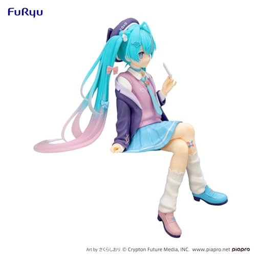 Furyu Hatsune Miku Love Blazer Navy Color Version Figur 14 Cm Hatsune Miku Noodle Stopper