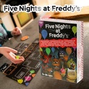 FUNKO GAMES | Five Nights at Freddy's - Survive Until 6am | Scary Strategy Board Game for Adults & Children from 8 Years | Animatronics Pizzeria Fredd