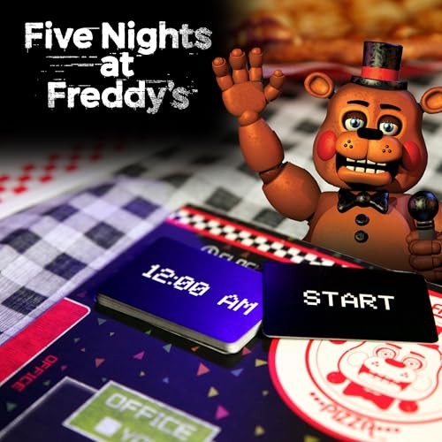 FUNKO GAMES | Five Nights at Freddy's - Survive Until 6am | Scary Strategy Board Game for Adults & Children from 8 Years | Animatronics Pizzeria Fredd
