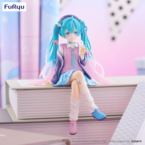 Furyu Hatsune Miku Love Blazer Navy Color Version Figur 14 Cm Hatsune Miku Noodle Stopper