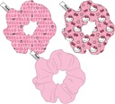 Stoffen Haarelastiekjes Met Hello Kitty-design 3-delige Set Voor Meisjes Elastisch En Comfortabel Voor Grappige Kapsels