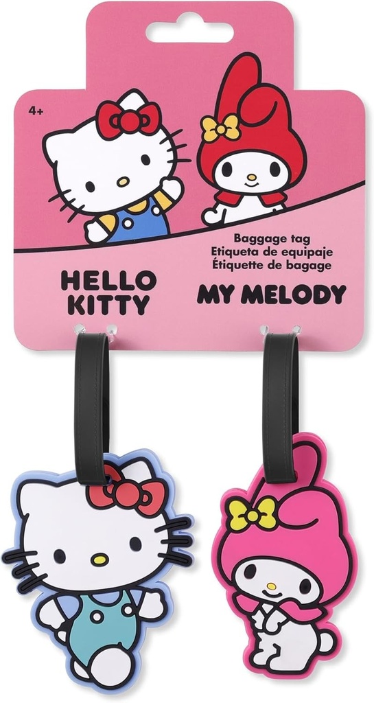 Sanrio - Hello Kitty & My Melody - Luggage Tag Set