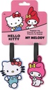 Sanrio - Hello Kitty & My Melody - Luggage Tag Set
