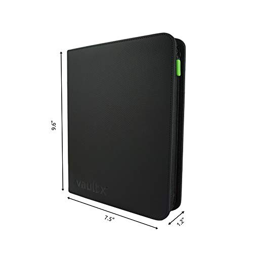 VaultX - 4-Pocket Exo-tec TCG Binder - Black