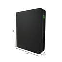 VaultX - 4-Pocket Exo-tec TCG Binder - Black