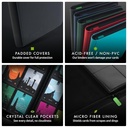 VaultX - 9-Pocket Exo-tec TCG Binder - Black