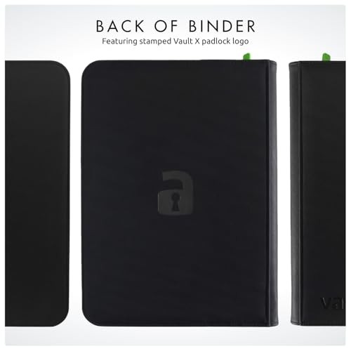 VaultX - 9-Pocket Exo-tec TCG Binder - Black