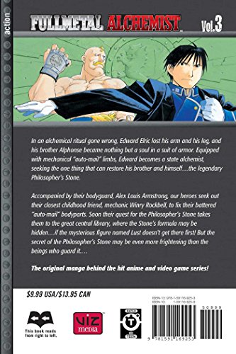 Fullmetal Alchemist Fullmetal Alchemist  Vol. 3  Book 3  (Paperback)