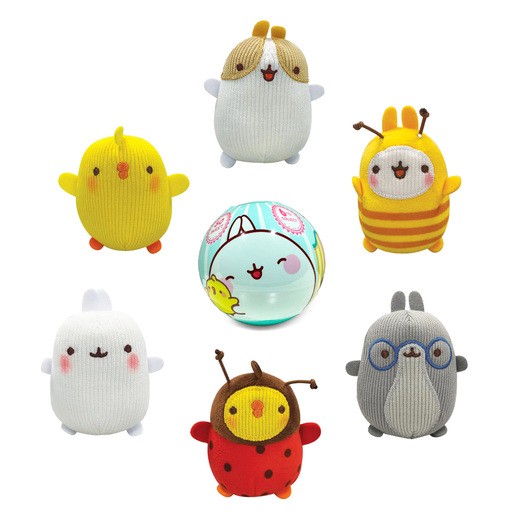 Molang - Soft Mini Plush - Gashapon Capsule - 7 cm