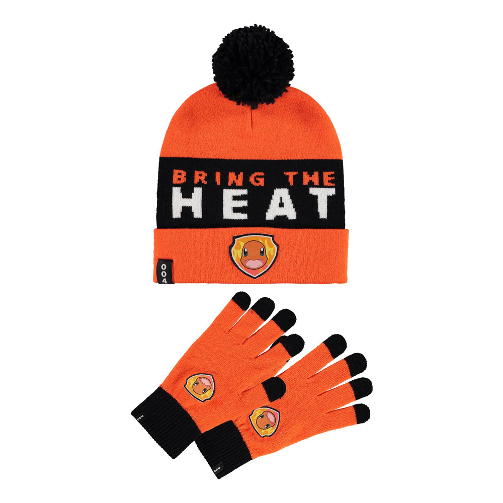 Pokémon - Charmander Hat & Gloves Set