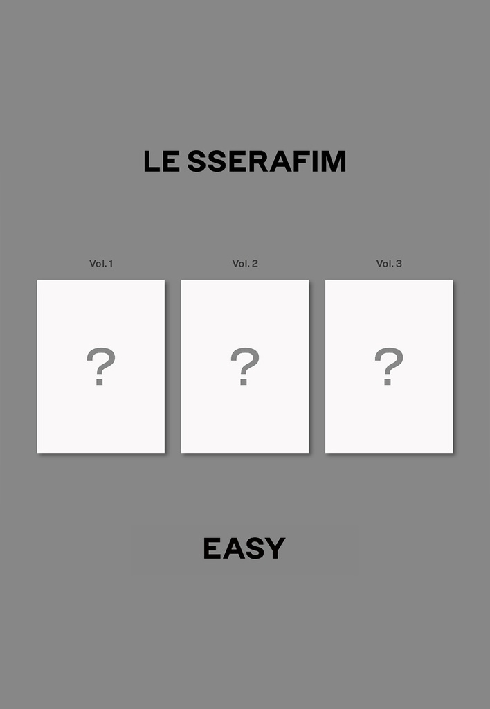 LE SSERAFIM - 3rd Mini Album 'EASY' SHEER MYRRH - CD Album