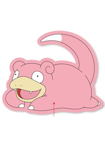 Pokémon - Slowpoke Shape Pillow - 35 cm