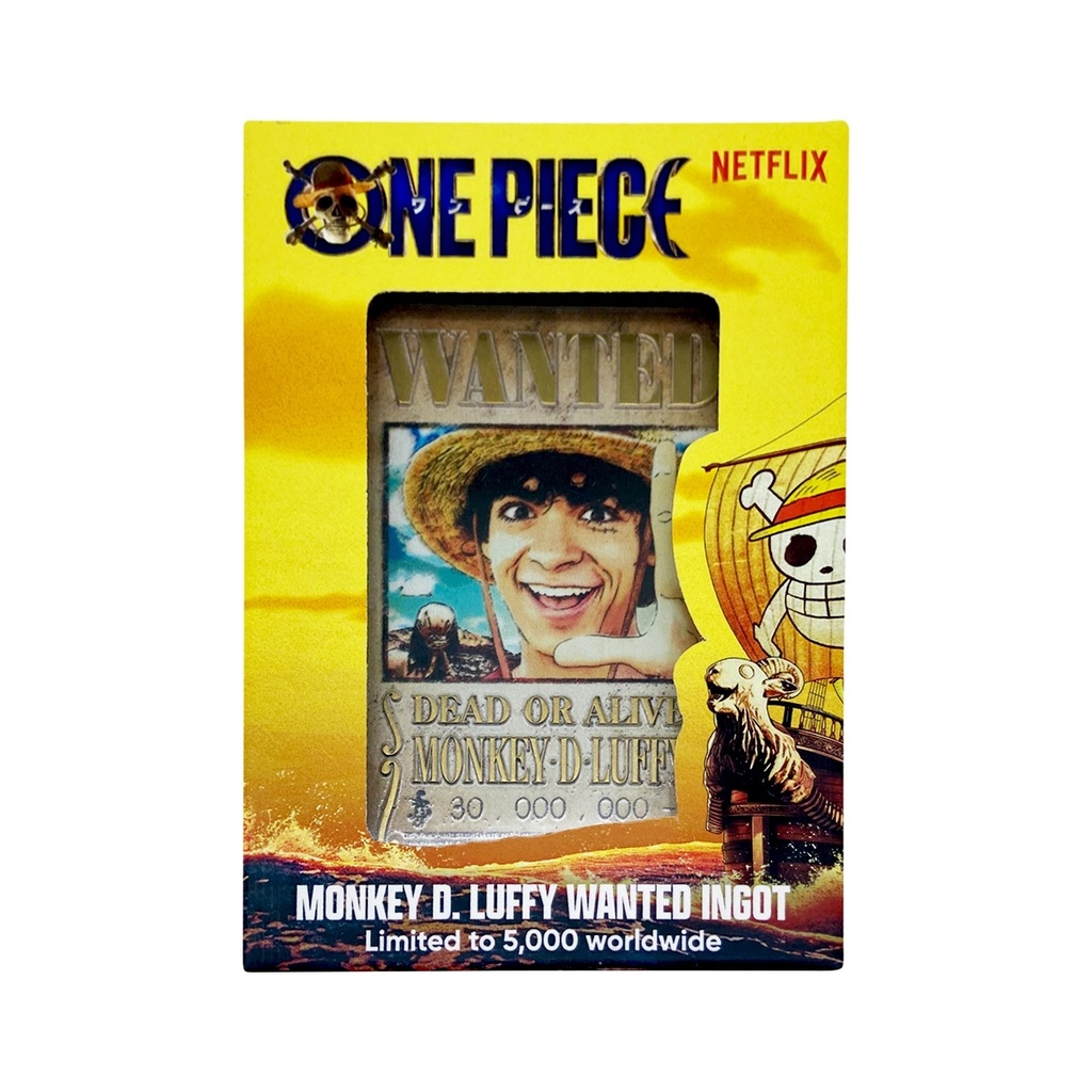 One Piece - Limited Edition Wanted Poster Ingot - 60x89mm