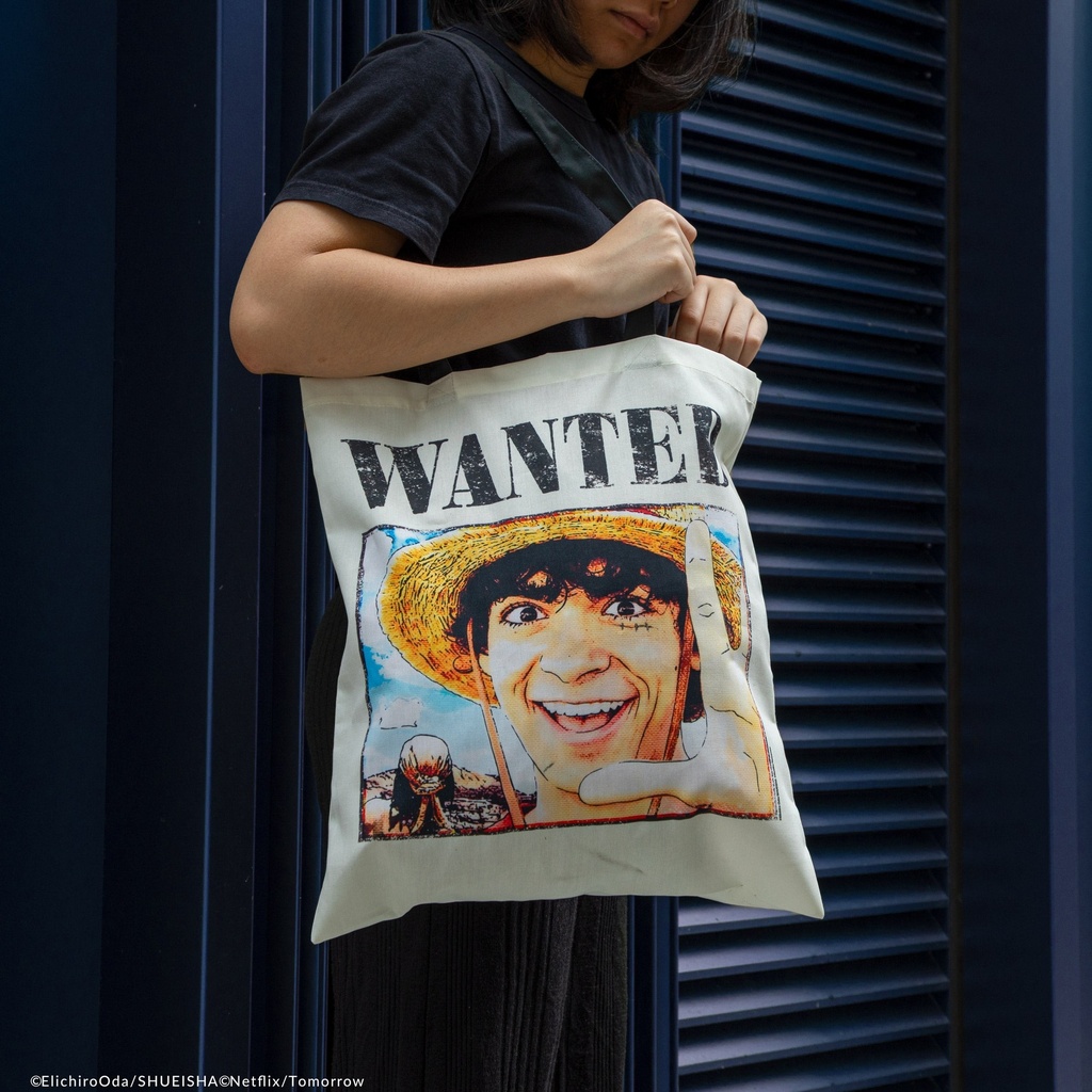 One Piece - WANTED Tote Bag - 42x38 cm