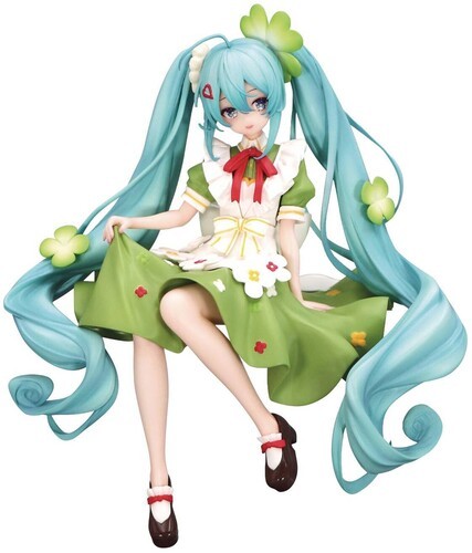 Hatsune Miku - Flower Fairy Clover Ver. Noodle Stopper - PVC Figure - 14 cm