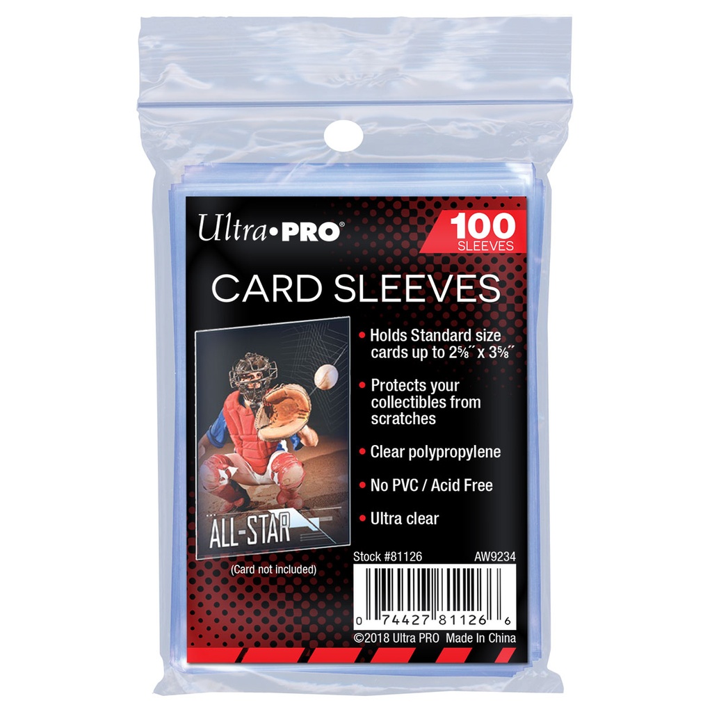 Ultra Pro - Standard Soft Sleeves - 100 pcs