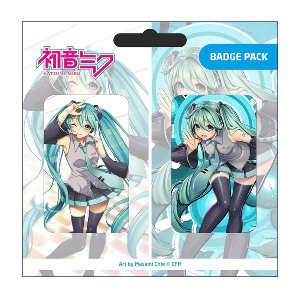 Hatsune Miku - Badge 2-Pack Ver. D - 4 x 6.5 cm