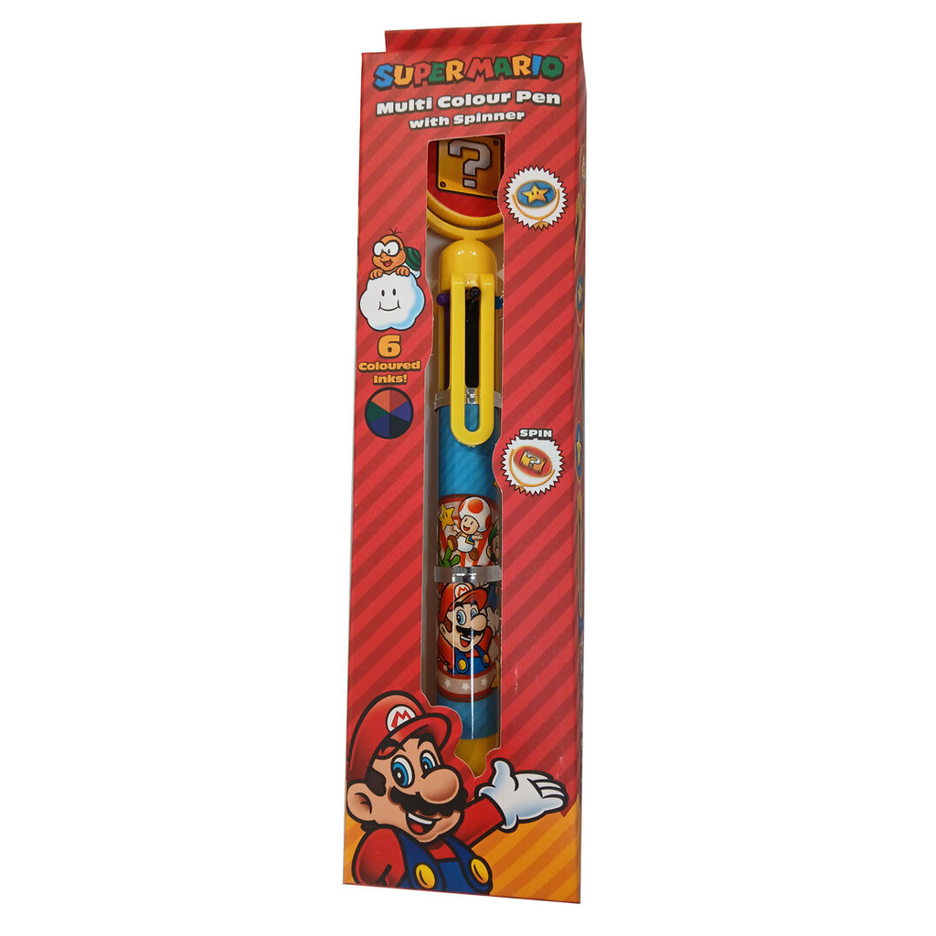 Nintendo - Super Mario Colored Pen - Multicolor Burst