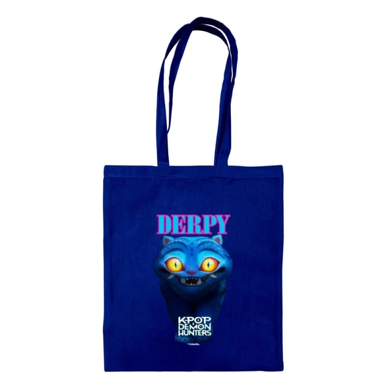 KPOP Demon Hunters - Derpy Tote Bag - Blue - 42x38 cm