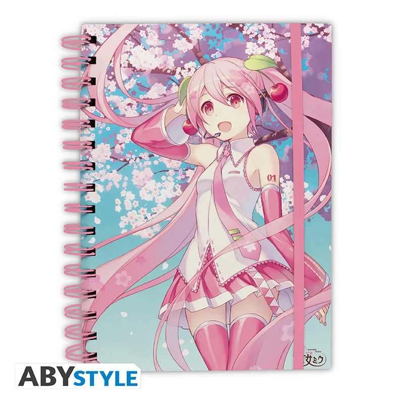 Hatsune Miku - Cherry Blossom Notebook