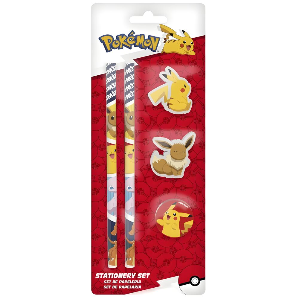 Pokémon - Stationary Kit - Pikachu & Eevee