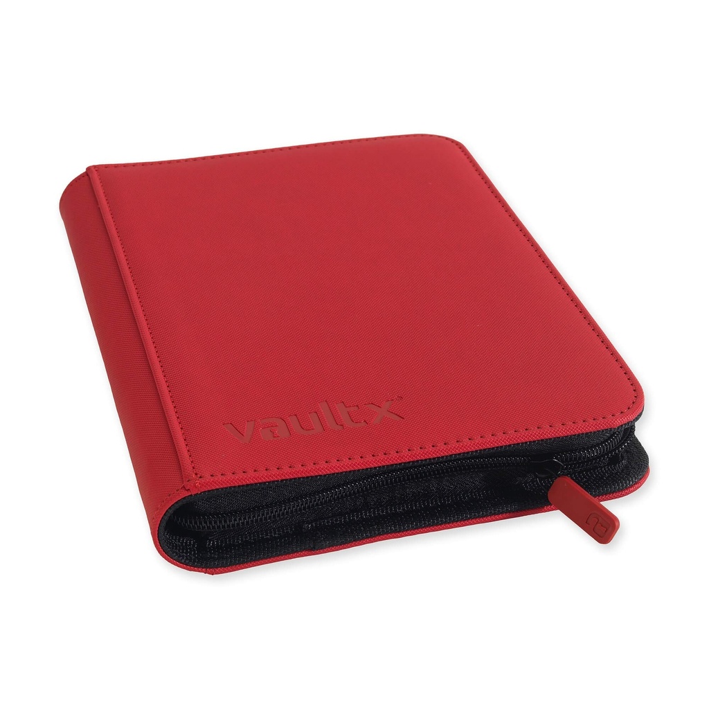 VaultX - 4-Pocket Exo-tec TCG Binder - Red