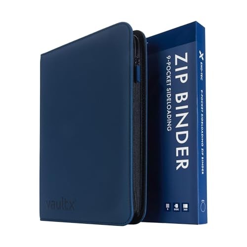 VaultX - 9-Pocket Exo-tec TCG Binder - Navy