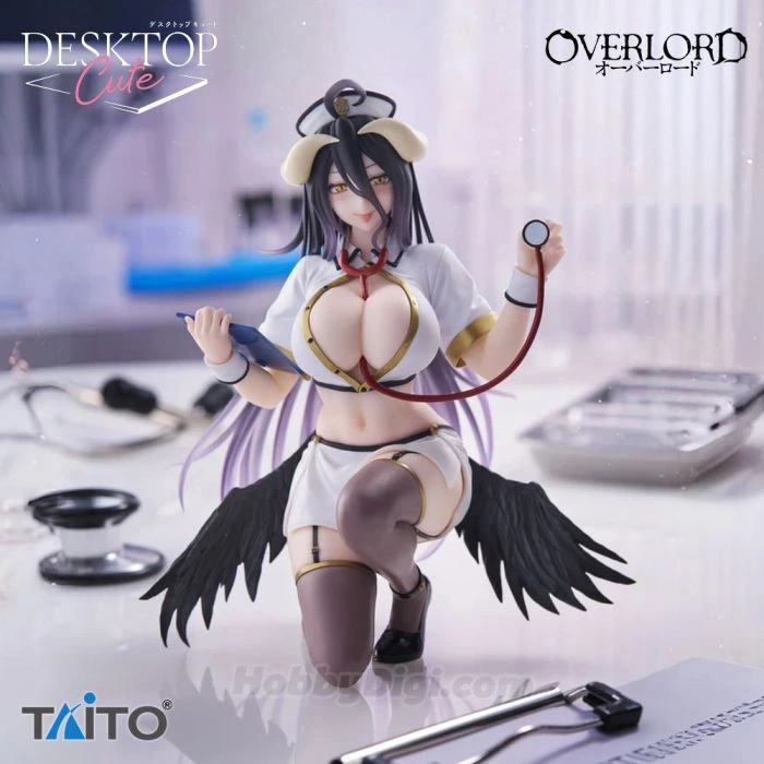 Overlord IV - Albedo - Desktop Cute Nurse Ver. - PVC Figure - Renewal Ver.