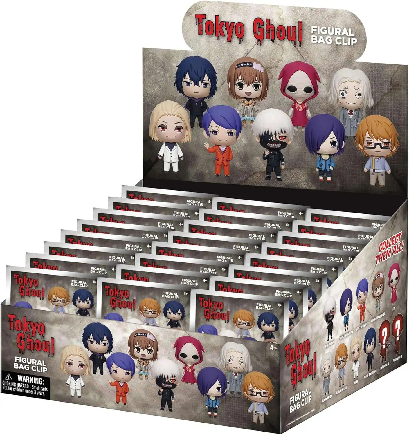 Tokyo Ghoul - 10th Anniversary 3D Foam Bag Clip - Series 2 - Blind Bag