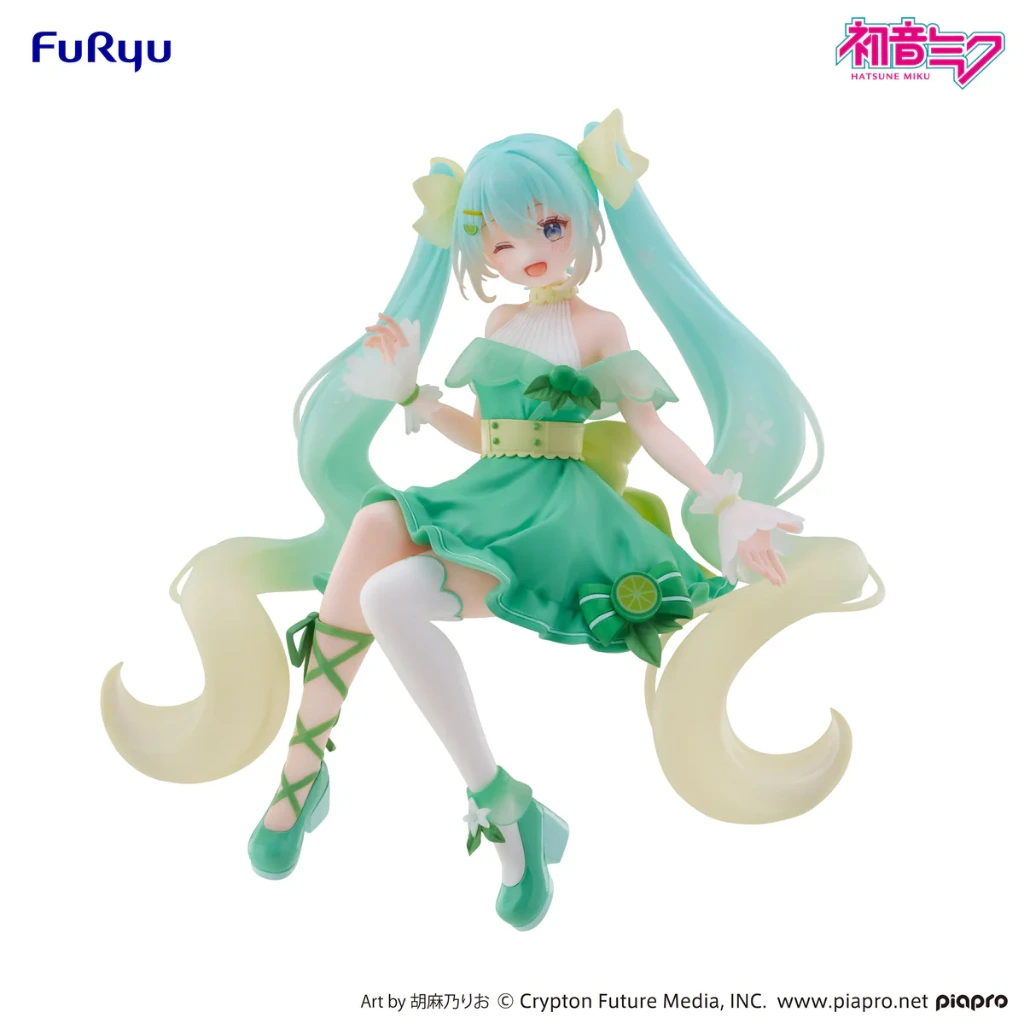Hatsune Miku - Citrus Miku Noodle Stopper - Lime Ver. - 14 cm
