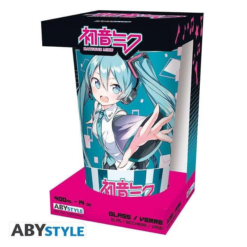 Hatsune Miku - Musical Cityscape Big Glass - 400 ml