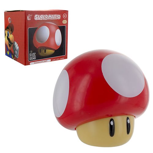 Super Mario - Super Mushroom Light With Sound - 12 cm