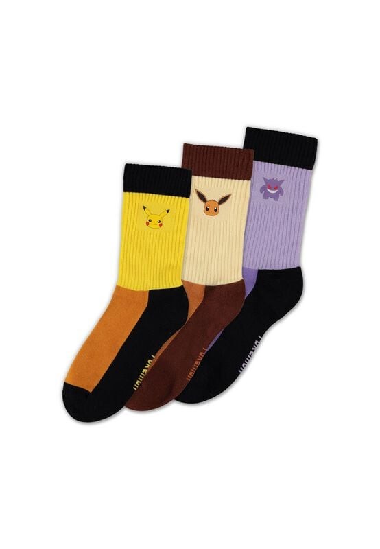 Pokémon - Socks Triopack - Size EU 35-38