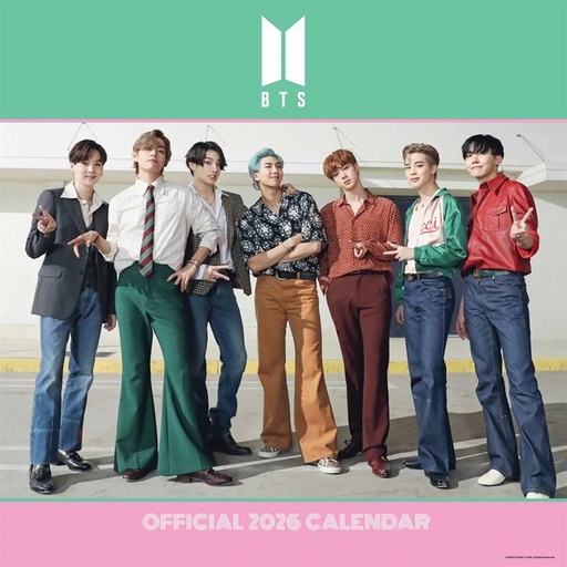 BTS - 2026 Square Calendar - Paper