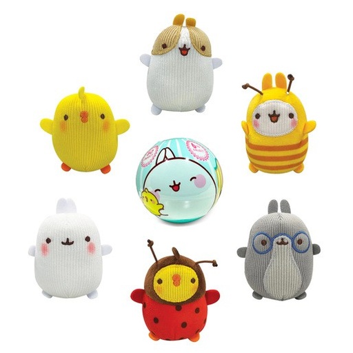 Molang - Soft Mini Plush - Gashapon Capsule - 7 cm