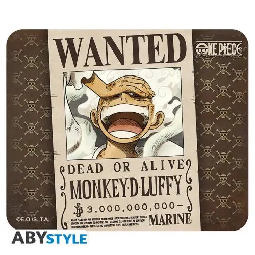 One Piece - Monkey D. Luffy Wanted Mousepad - 23.5x19.5 cm