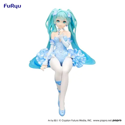 Hatsune Miku - Flower Fairy Nemophila Pail Blue Color Ver. Noodle Stopper - PVC Figure - 15 cm