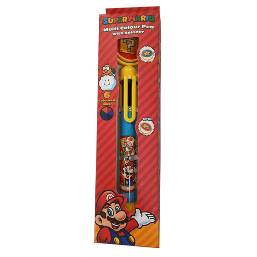 Nintendo - Super Mario Colored Pen - Multicolor Burst