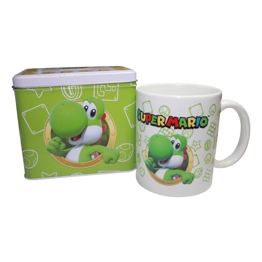 Nintendo  - Super Mario Mug & Coin Box Set - Yoshi