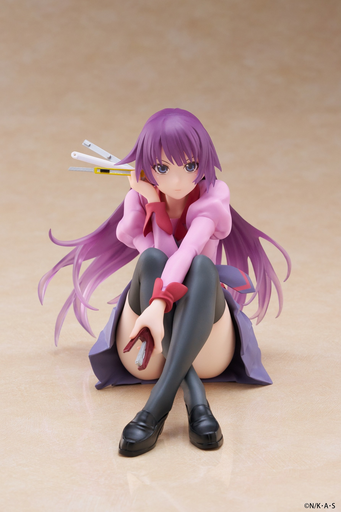 Monogatari - Hitagi Senjougahara Desktop Cuties - PVC Figure - 13 cm
