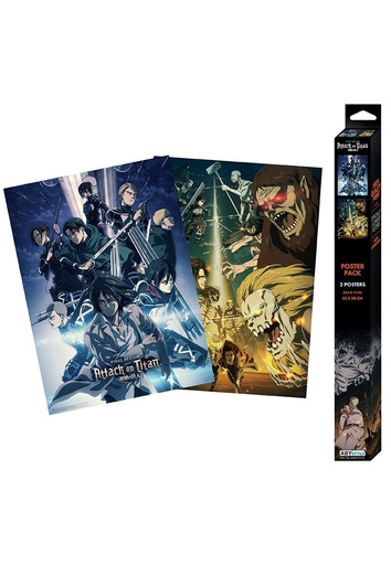 Attack On Titan - Poster Set - 52x38cm