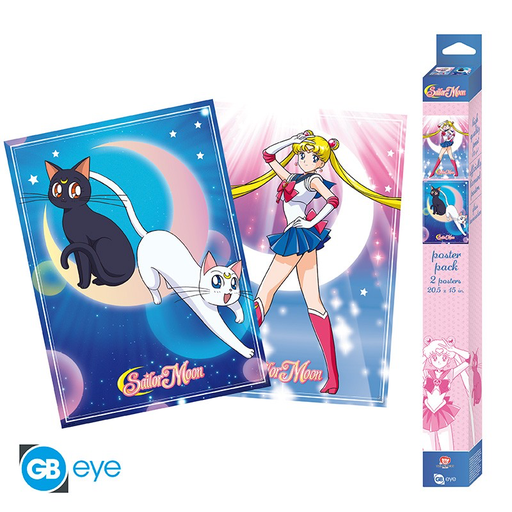 Sailor Moon - Sailor Moon & Cats Poster Set - 52x38cm