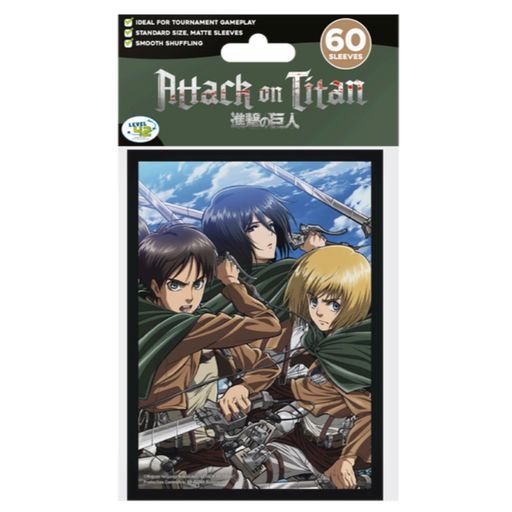 Attack On Titan - Trio - Trading Card Sleeves - Japanese Fit (62x89mm)