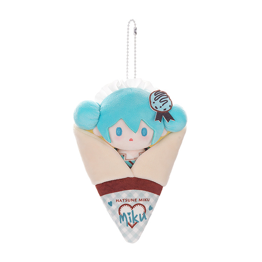 Hatsune Miku - Crepe Mascot Keychain Blueberry - 15x17cm