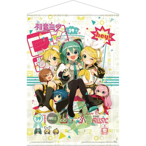 Vocaloids - Hey! Piapro Characters Wallscroll - 50x70cm