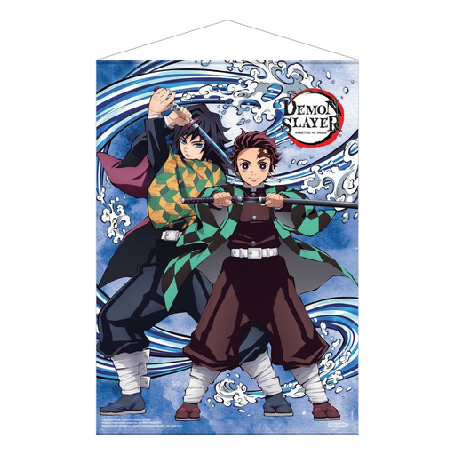 Demon Slayer - Tanjiro & Giyu Water Breathing Wallscroll - 50x70cm